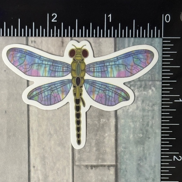 🌀10/$10🌀 Dragonfly Reusable Waterproof Sticker Decal - Picture 1 of 1